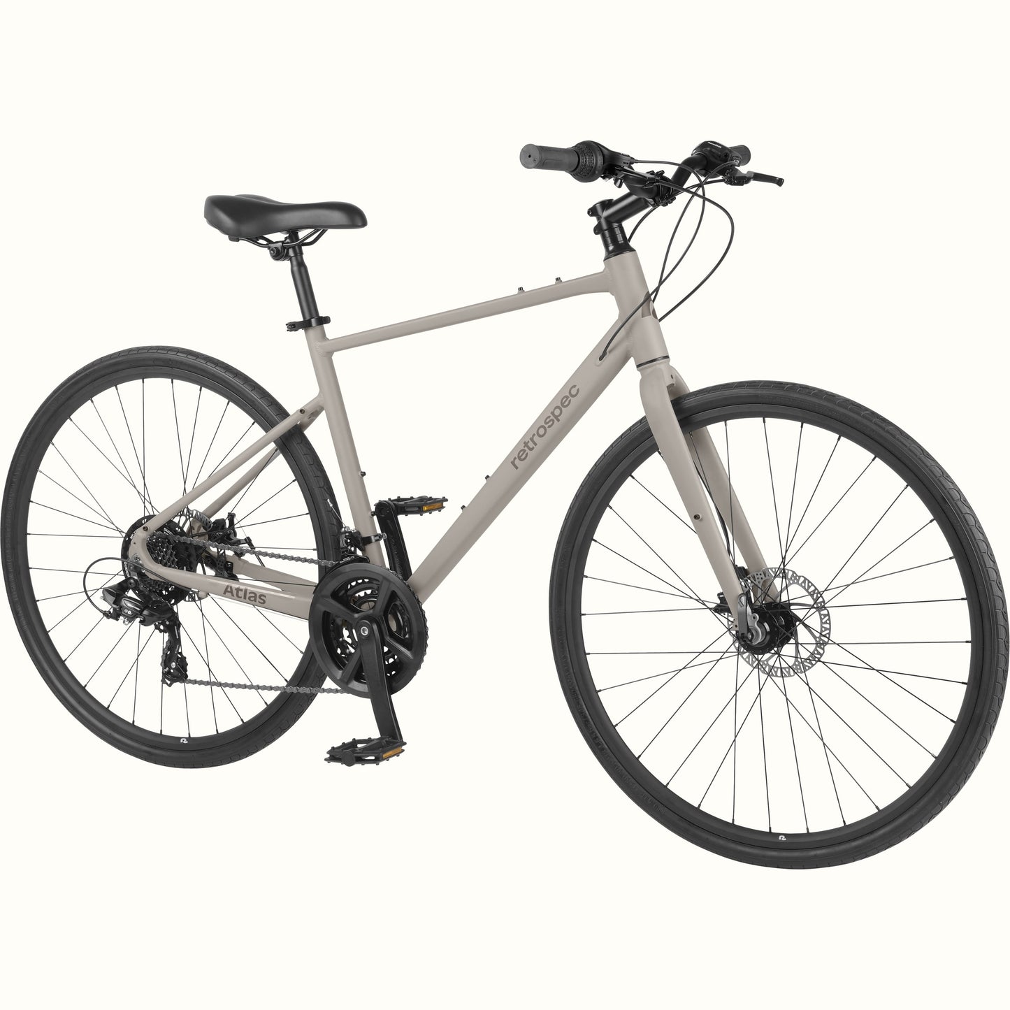 Atlas Fitness Hybrid Bike - 21 Speed | Retrospec