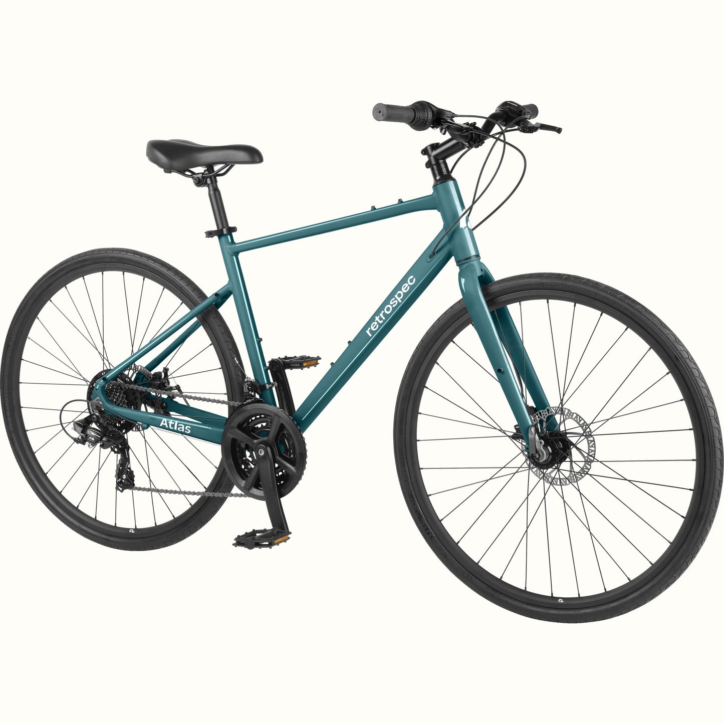 Atlas Fitness Hybrid Bike - 21 Speed | Retrospec