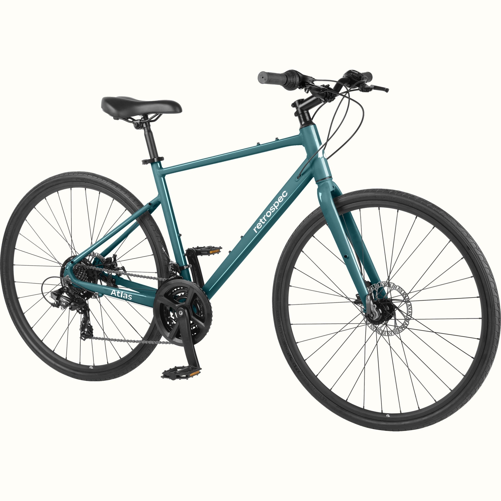 Atlas Fitness Hybrid Bike - 21 Speed | Retrospec