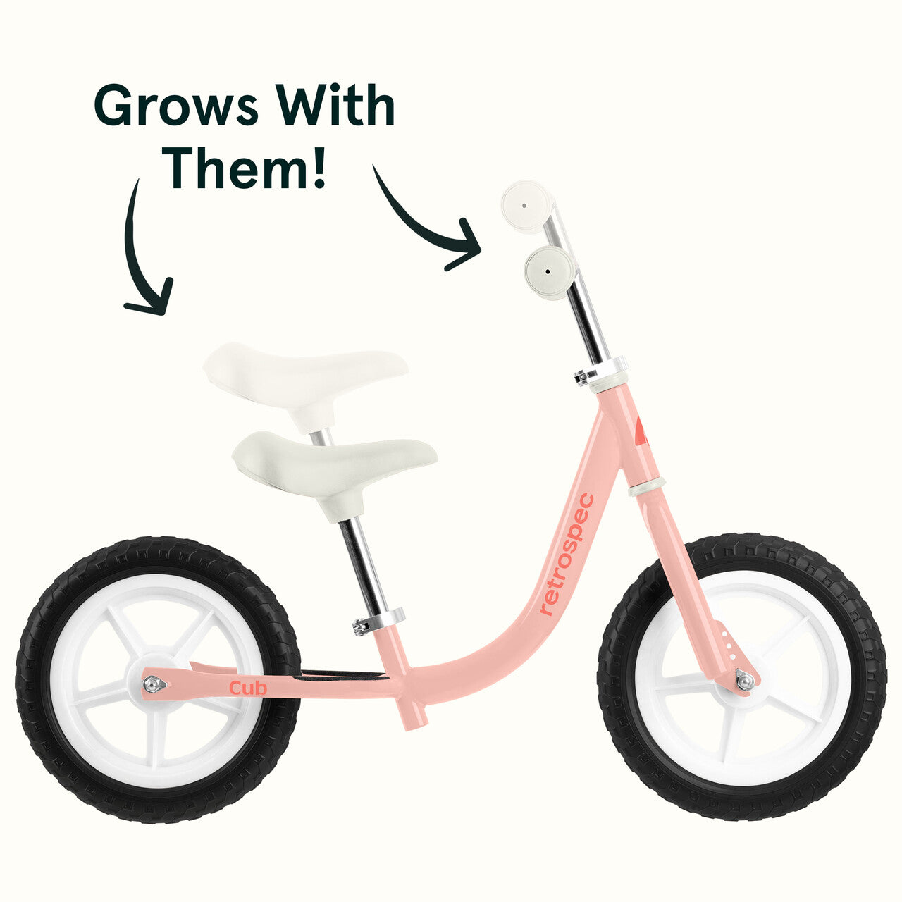 Cub 12" Kids Balance Bike (18 mos-4 yrs) | Retrospec