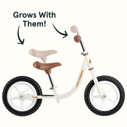 Cub 12" Kids Balance Bike (18 mos-4 yrs) | Retrospec