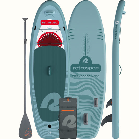 Weekender Nano Kids Inflatable Stand Up Paddle Board 8’6" | Retrospec