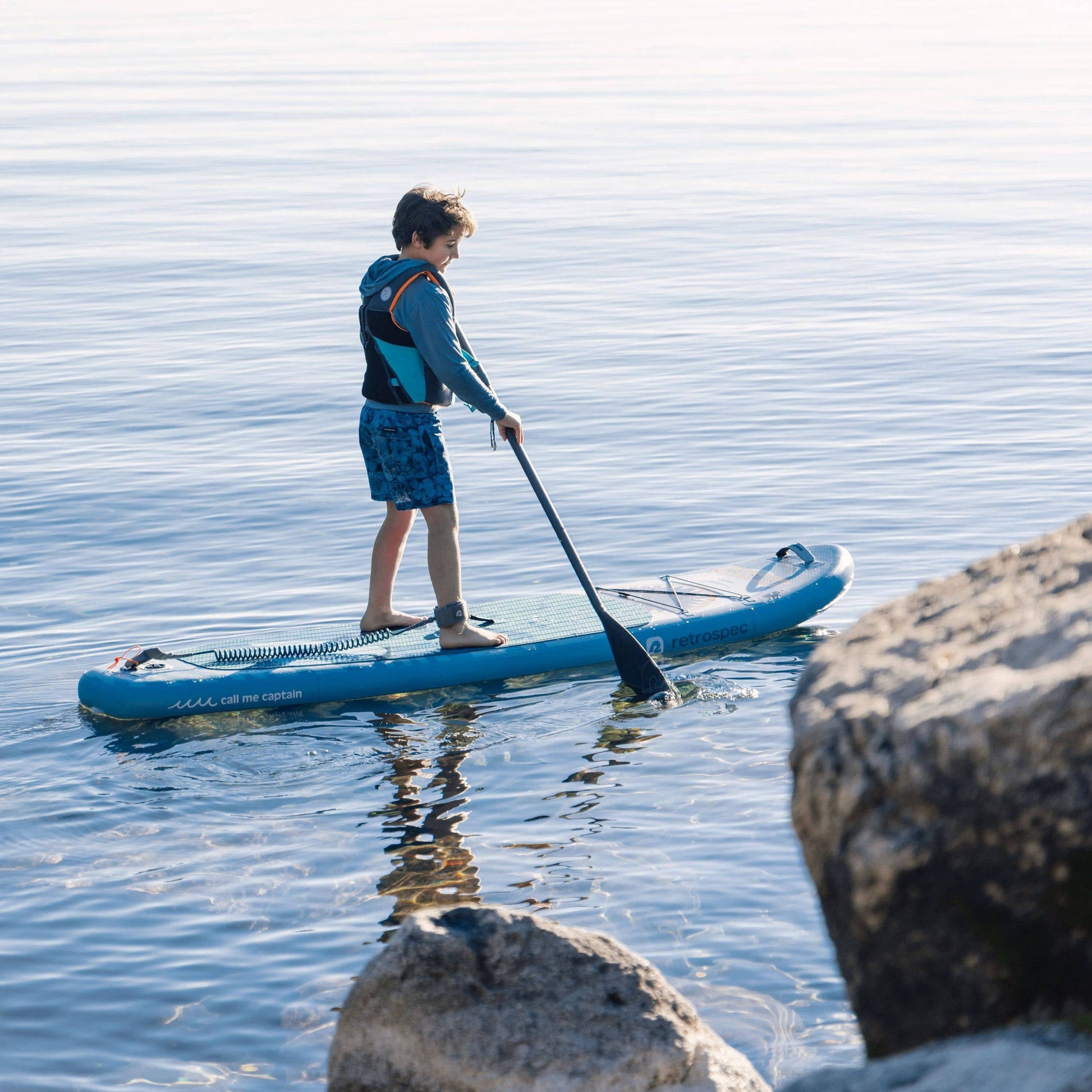 Weekender Nano Kids Inflatable Stand Up Paddle Board 8’6" | Retrospec