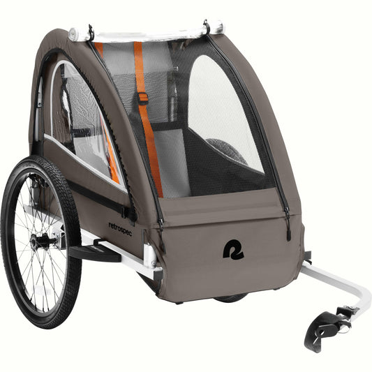 Rover Plus Kids Bike Trailer - Single/Double | Retrospec