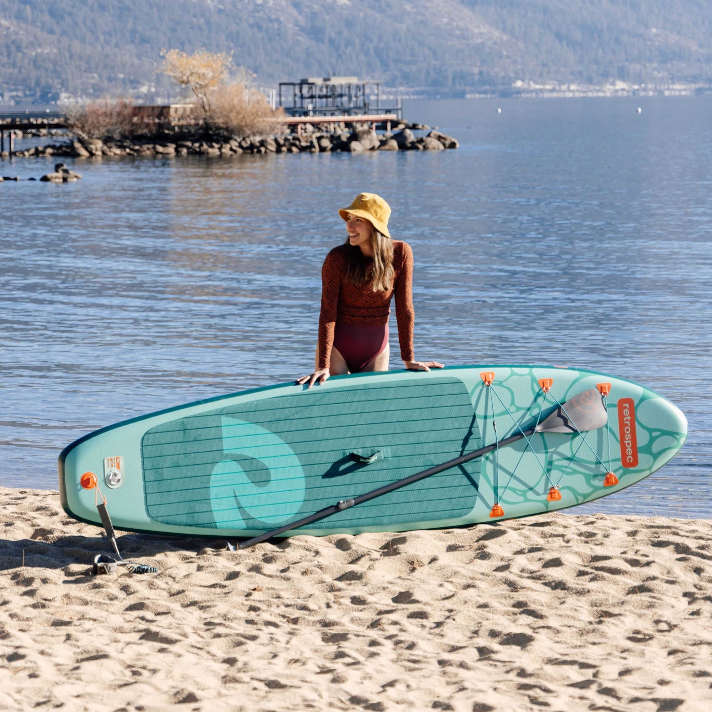 Weekender Inflatable Stand Up Paddle Board 10’6” | Retrospec
