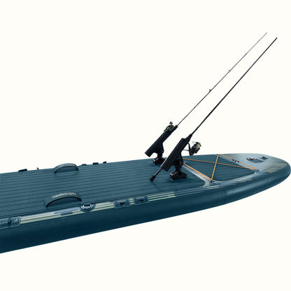 June Inflatable Fishing Paddle Board Kayak Hybrid 11’6” | Retrospec