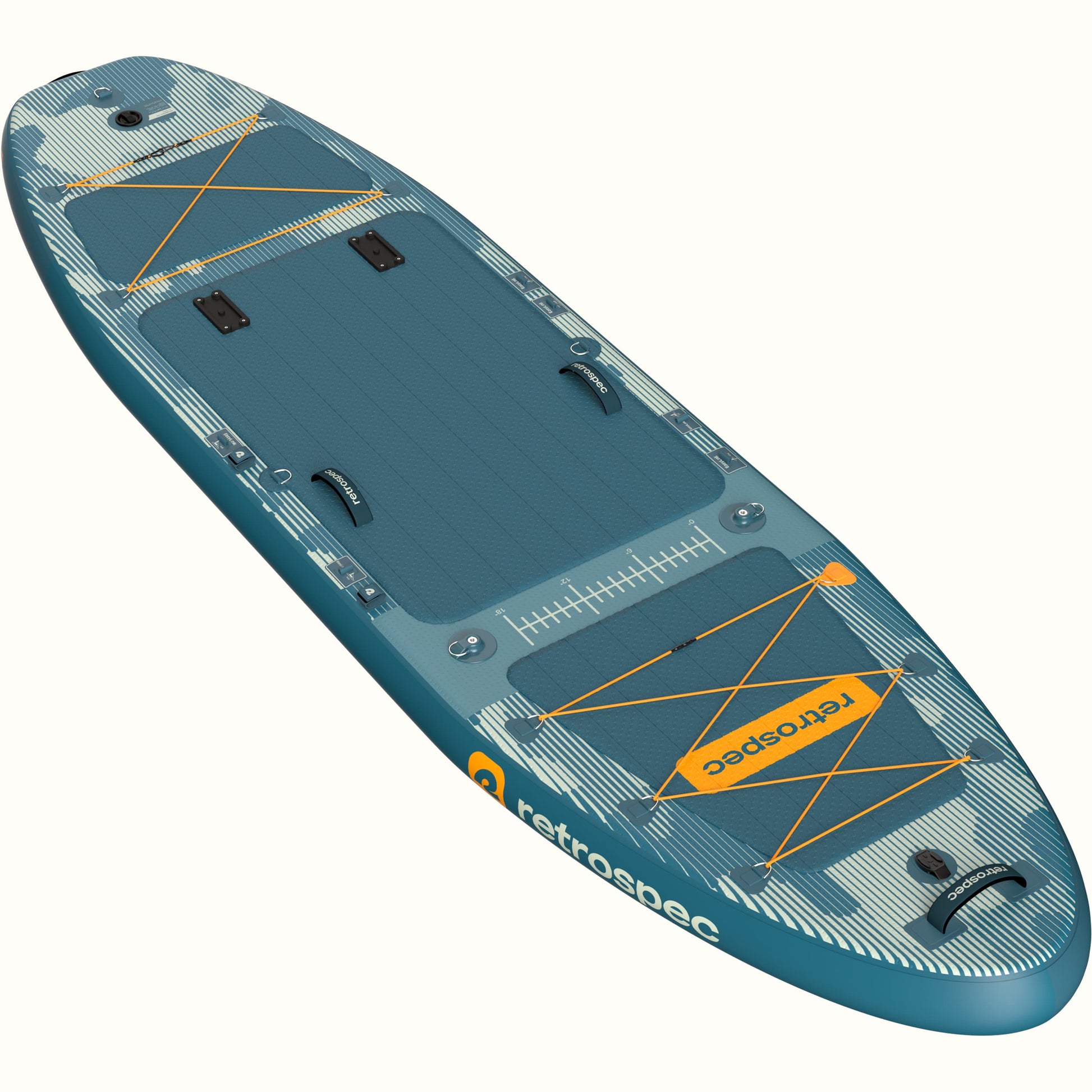 June Inflatable Fishing Paddle Board Kayak Hybrid 11’6” | Retrospec