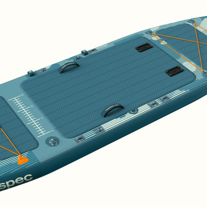 June Inflatable Fishing Paddle Board Kayak Hybrid 11’6” | Retrospec