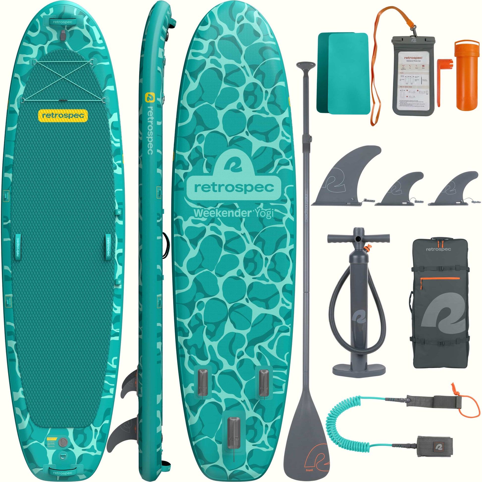 Weekender Yogi 10'8" Inflatable Stand Up Paddle Board | Retrospec