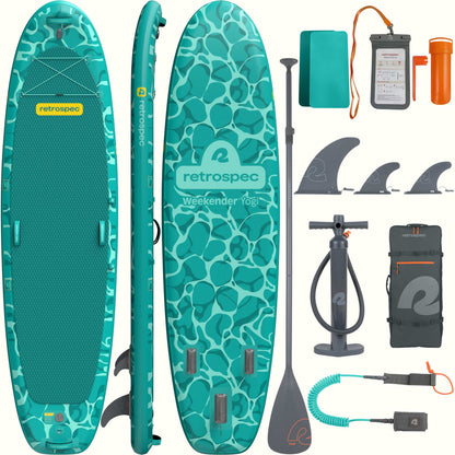 Weekender Yogi 10'8" Inflatable Stand Up Paddle Board | Retrospec
