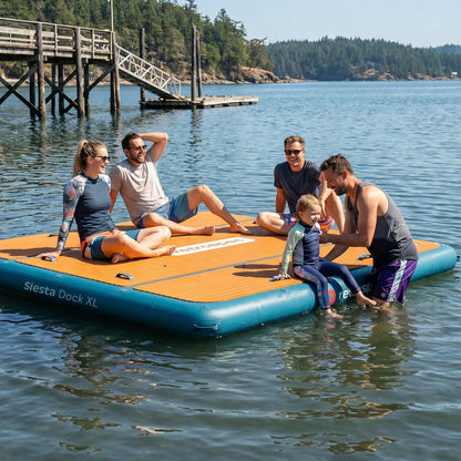 Siesta Dock XL Inflatable Platform 10' | Retrospec