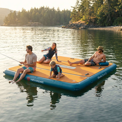 Siesta Dock XL Inflatable Platform 10' | Retrospec