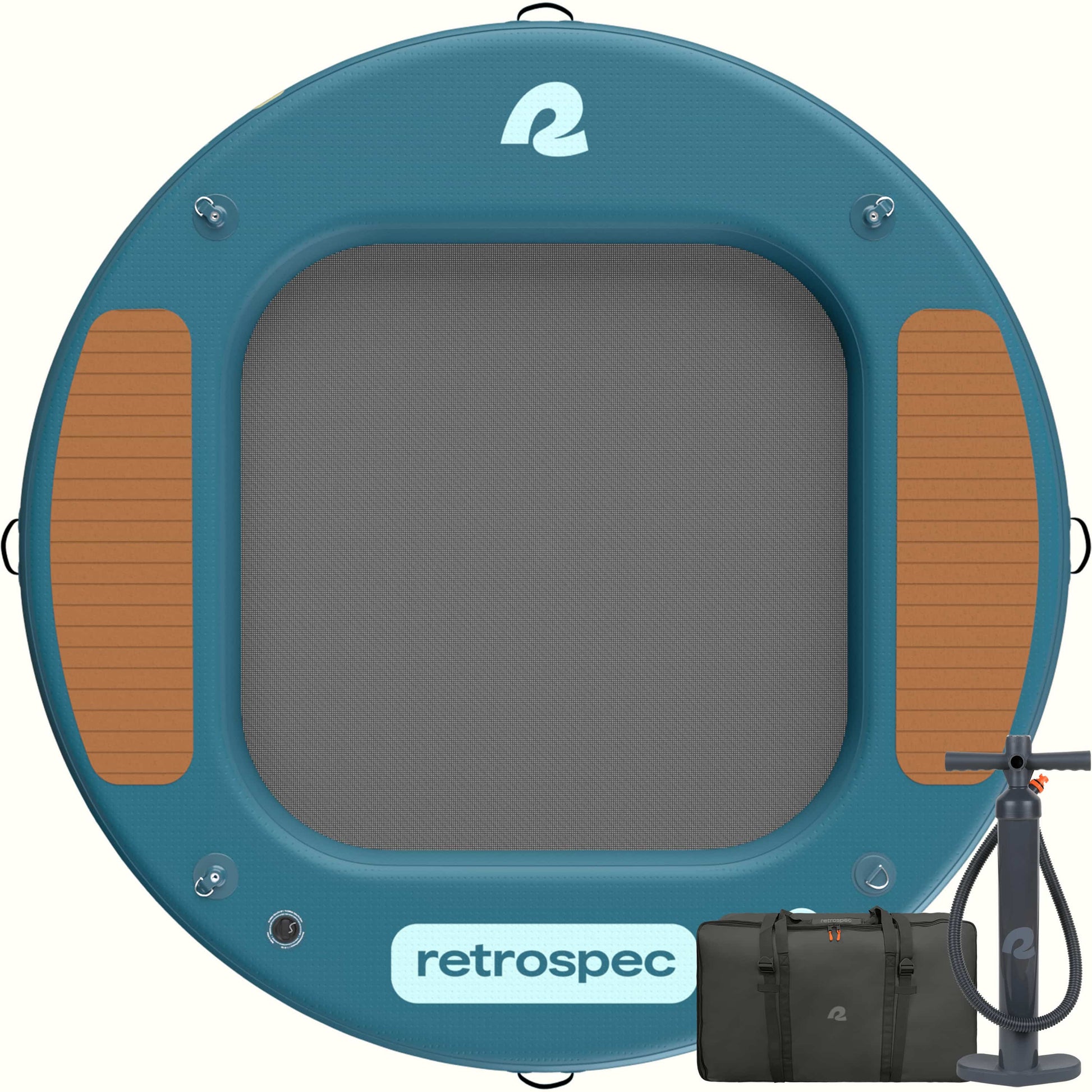 Siesta Hammock Inflatable Water Platform - Circle 8' | Retrospec