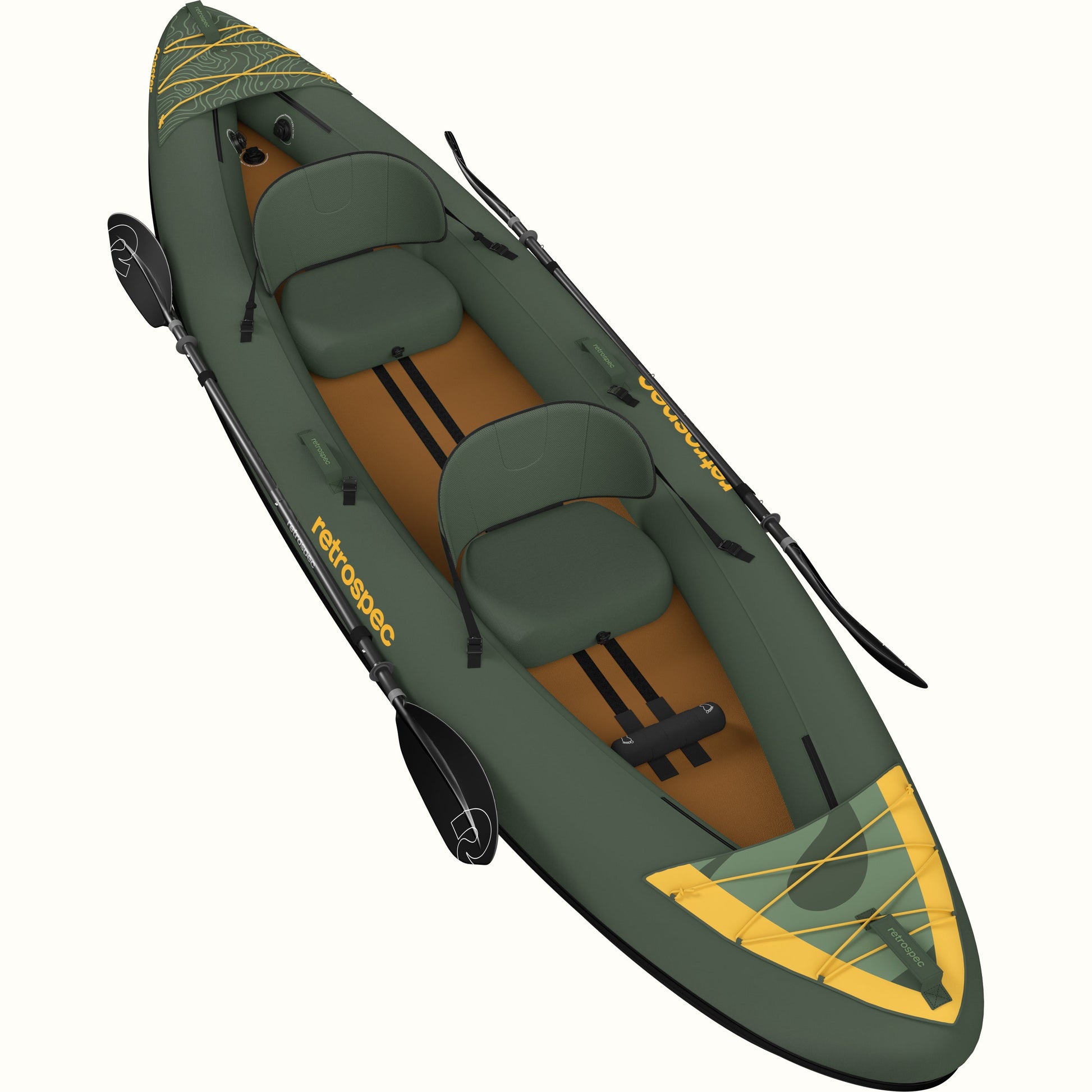 Coaster Inflatable Kayak - Tandem | Retrospec