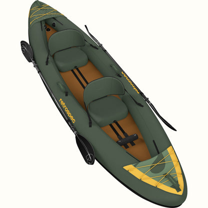 Coaster Inflatable Kayak - Tandem | Retrospec
