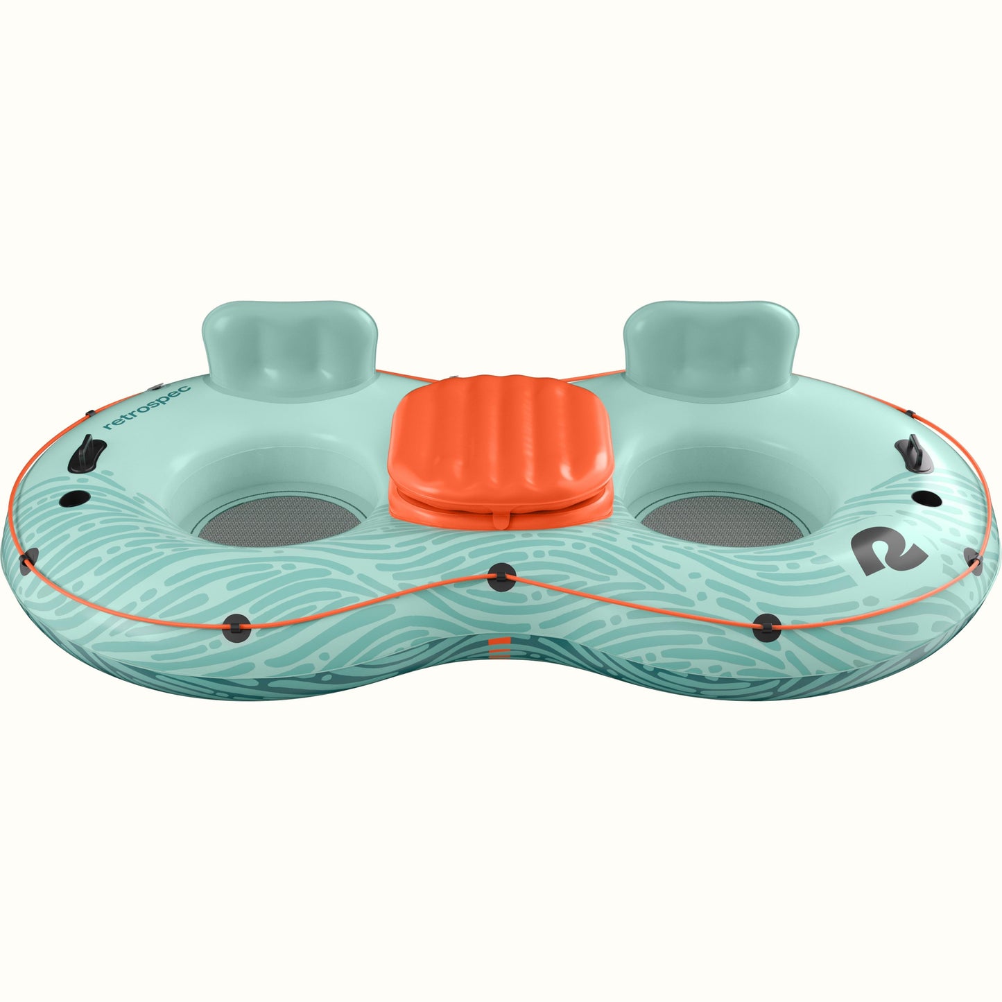 Siesta Float Double Inflatable River Tube 90” | Retrospec