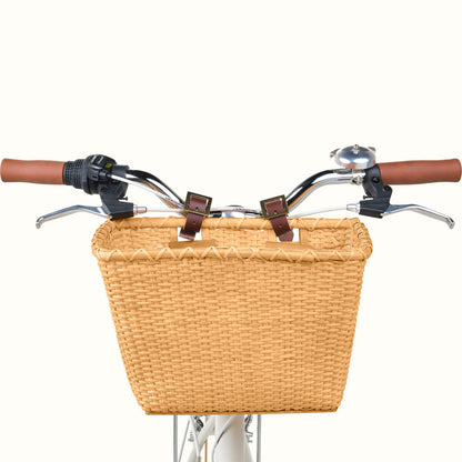 Toto Handwoven Cane Bike Basket | Retrospec
