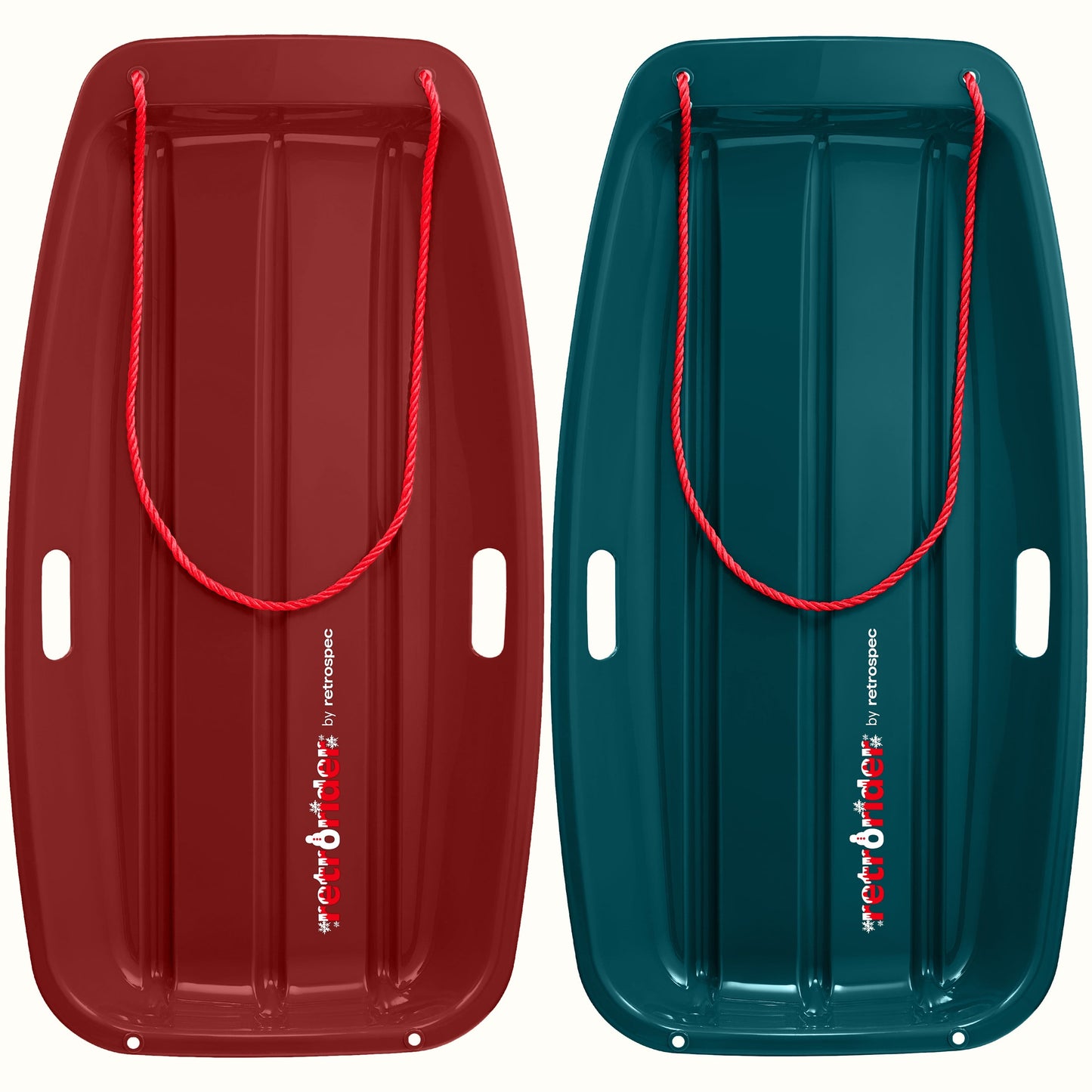 Retrorider Toboggan Snow Sled - 35”/48” | Retrospec