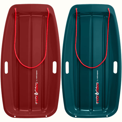 Retrorider Toboggan Snow Sled - 35”/48” | Retrospec