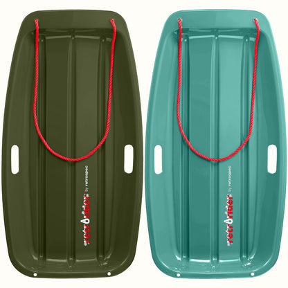 Retrorider Toboggan Snow Sled - 35”/48” | Retrospec