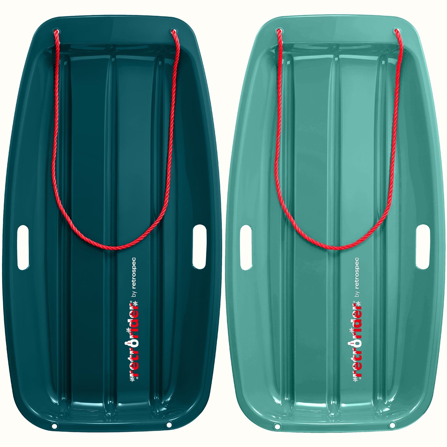 Retrorider Toboggan Snow Sled - 35”/48” | Retrospec