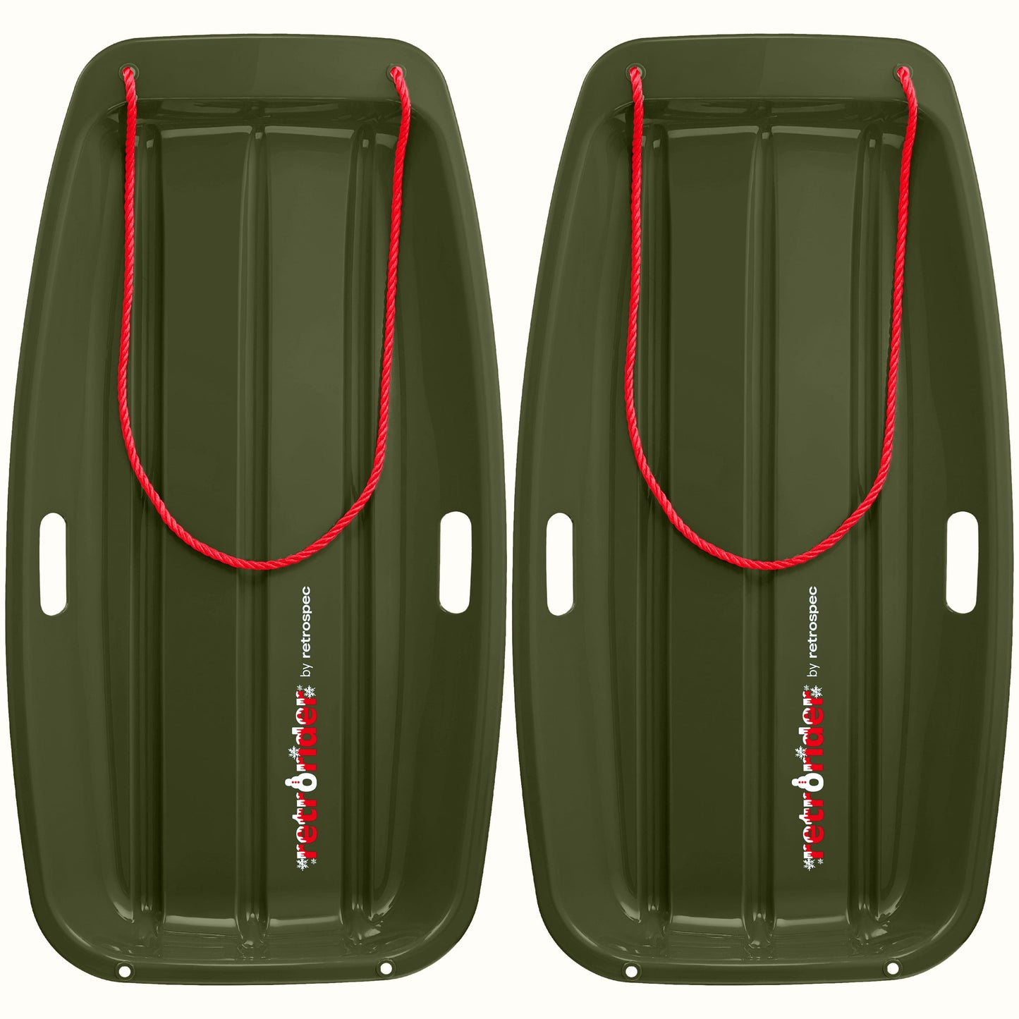 Retrorider Toboggan Snow Sled - 35”/48” | Retrospec