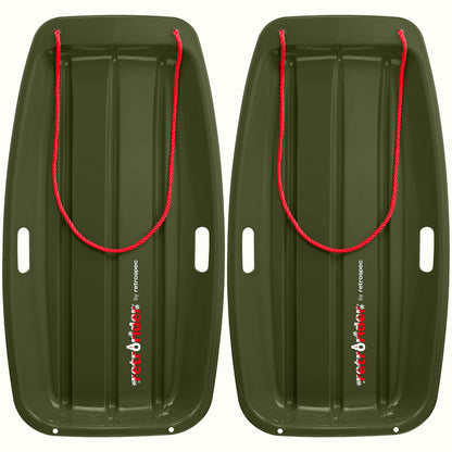 Retrorider Toboggan Snow Sled - 35”/48” | Retrospec