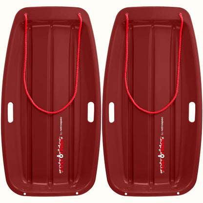 Retrorider Toboggan Snow Sled - 35”/48” | Retrospec