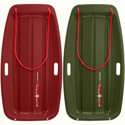 Retrorider Toboggan Snow Sled - 35”/48” | Retrospec
