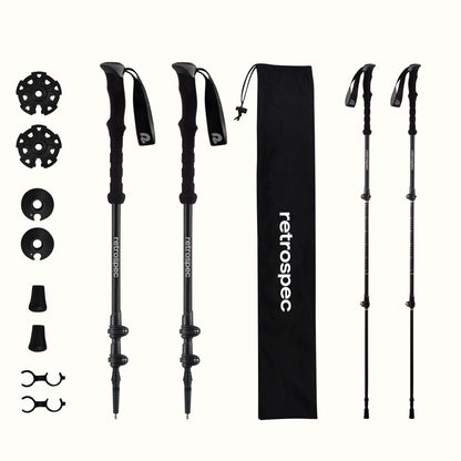 Solstice Aluminum Hiking Poles | Retrospec