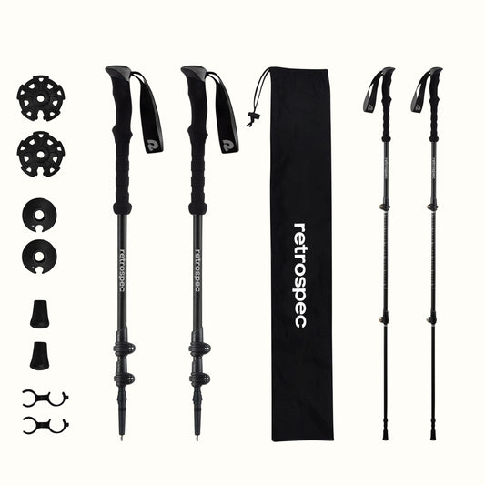 Solstice Aluminum Hiking Poles | Retrospec