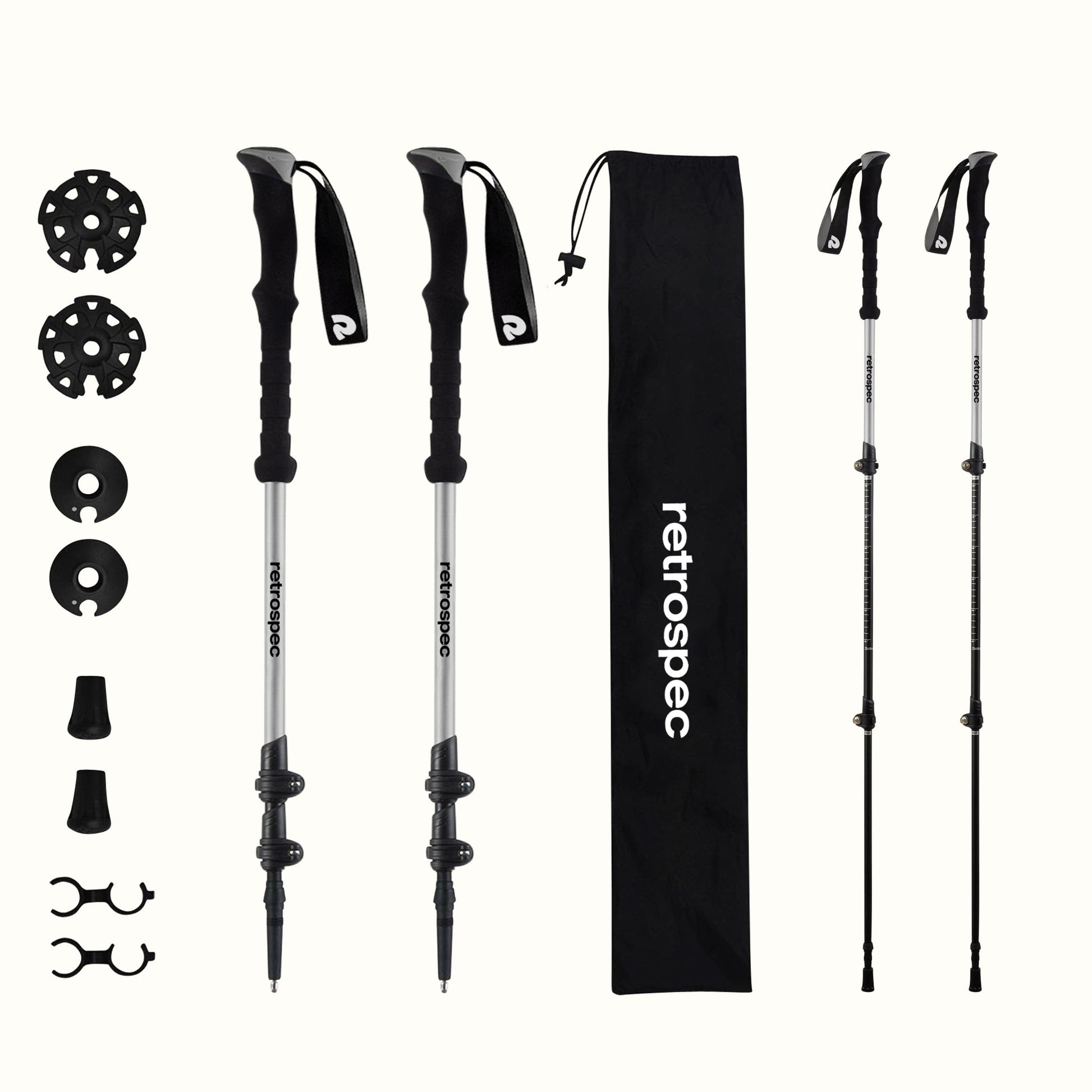 Solstice Aluminum Hiking Poles | Retrospec
