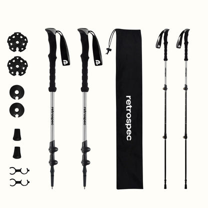 Solstice Aluminum Hiking Poles | Retrospec