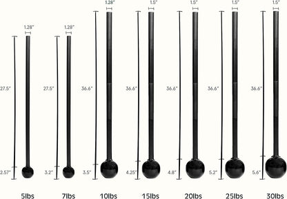 Revolve Steel Macebell Strength Training Weight | Retrospec