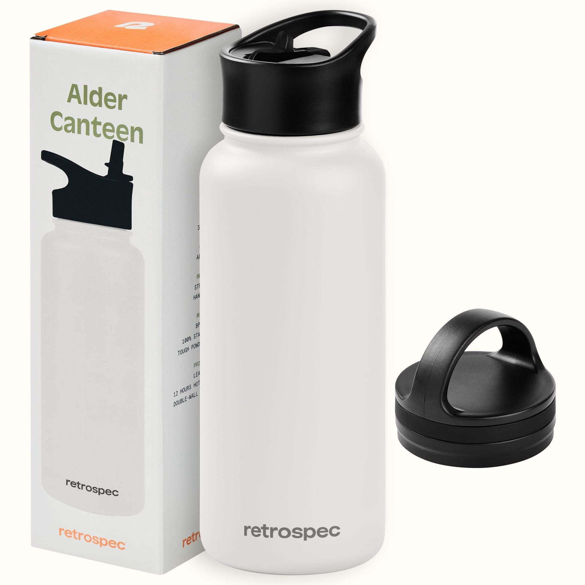 Alder Insulated Stainless Steel Water Bottle | Retrospec