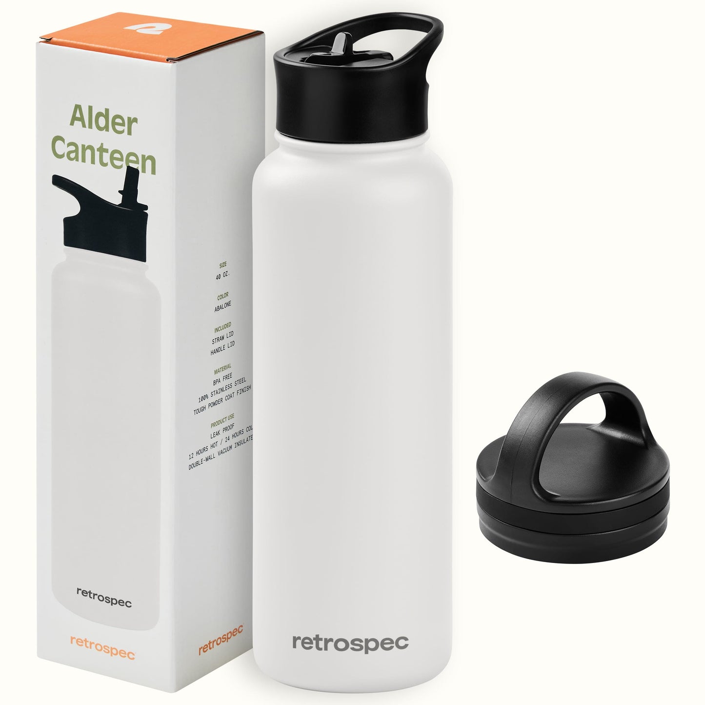 Alder Insulated Stainless Steel Water Bottle | Retrospec