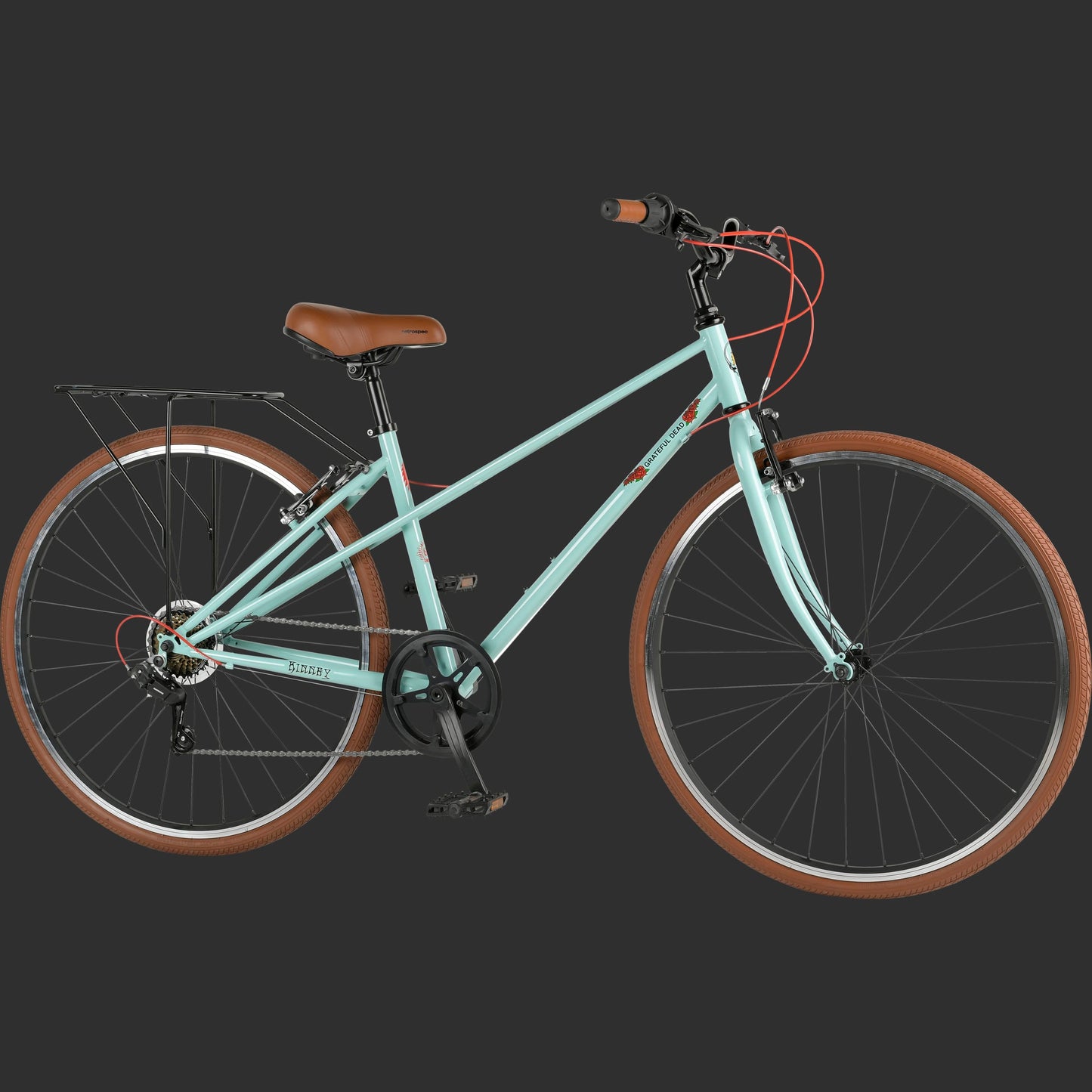 Grateful Dead Kinney Mixte City Bike - 7 Speed | Retrospec
