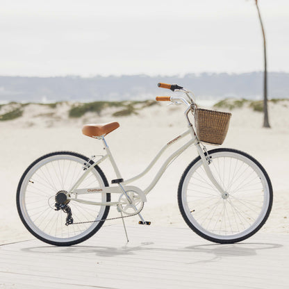 Chatham Beach Cruiser Bike - Step Through 7 Speed | Retrospec