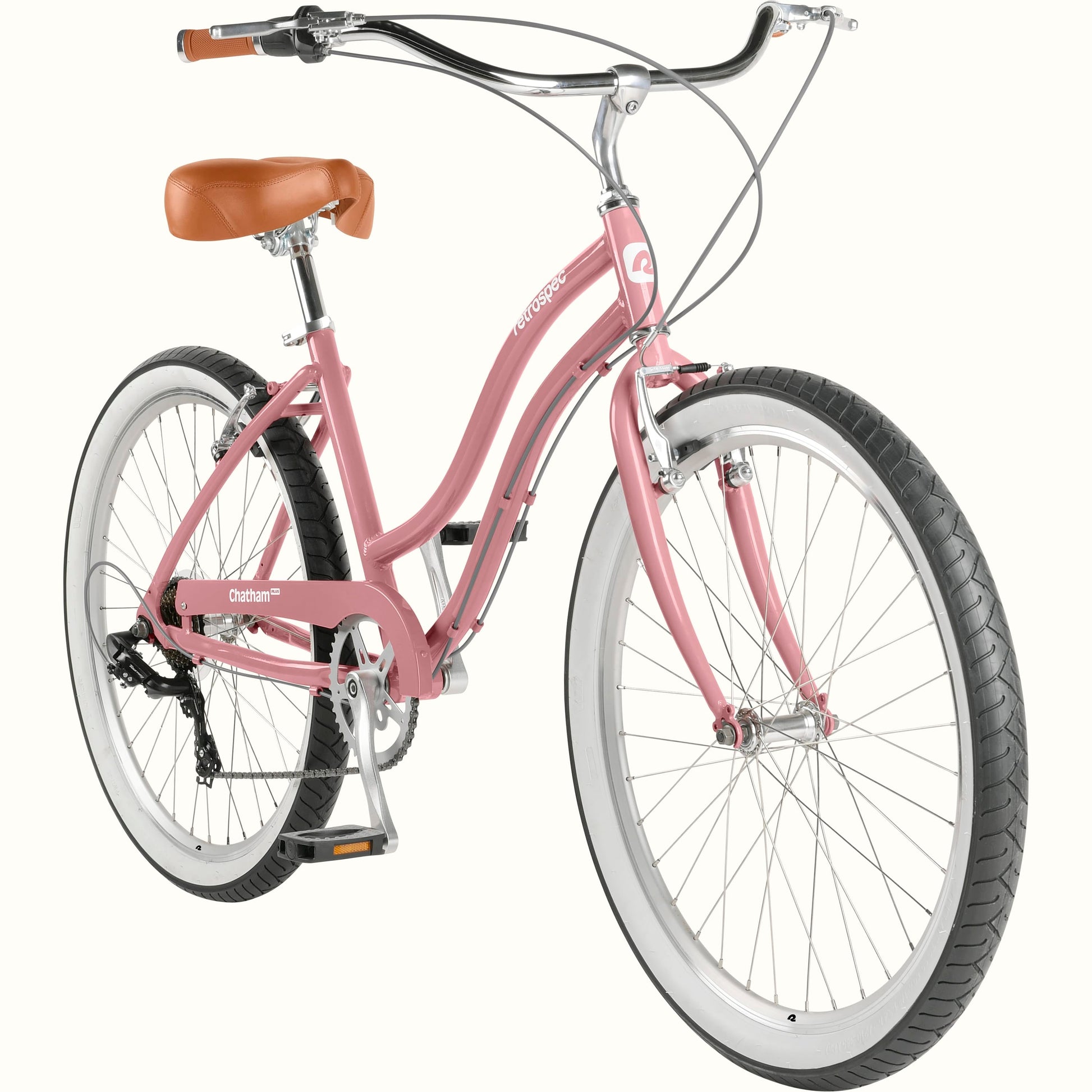 Chatham Plus Aluminum Beach Cruiser Bike - Step Through 7 Speed | Retrospec