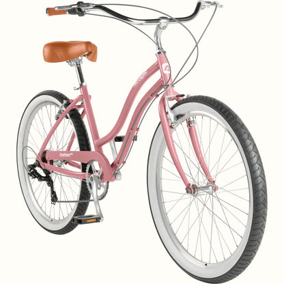 Chatham Plus Aluminum Beach Cruiser Bike - Step Through 7 Speed | Retrospec