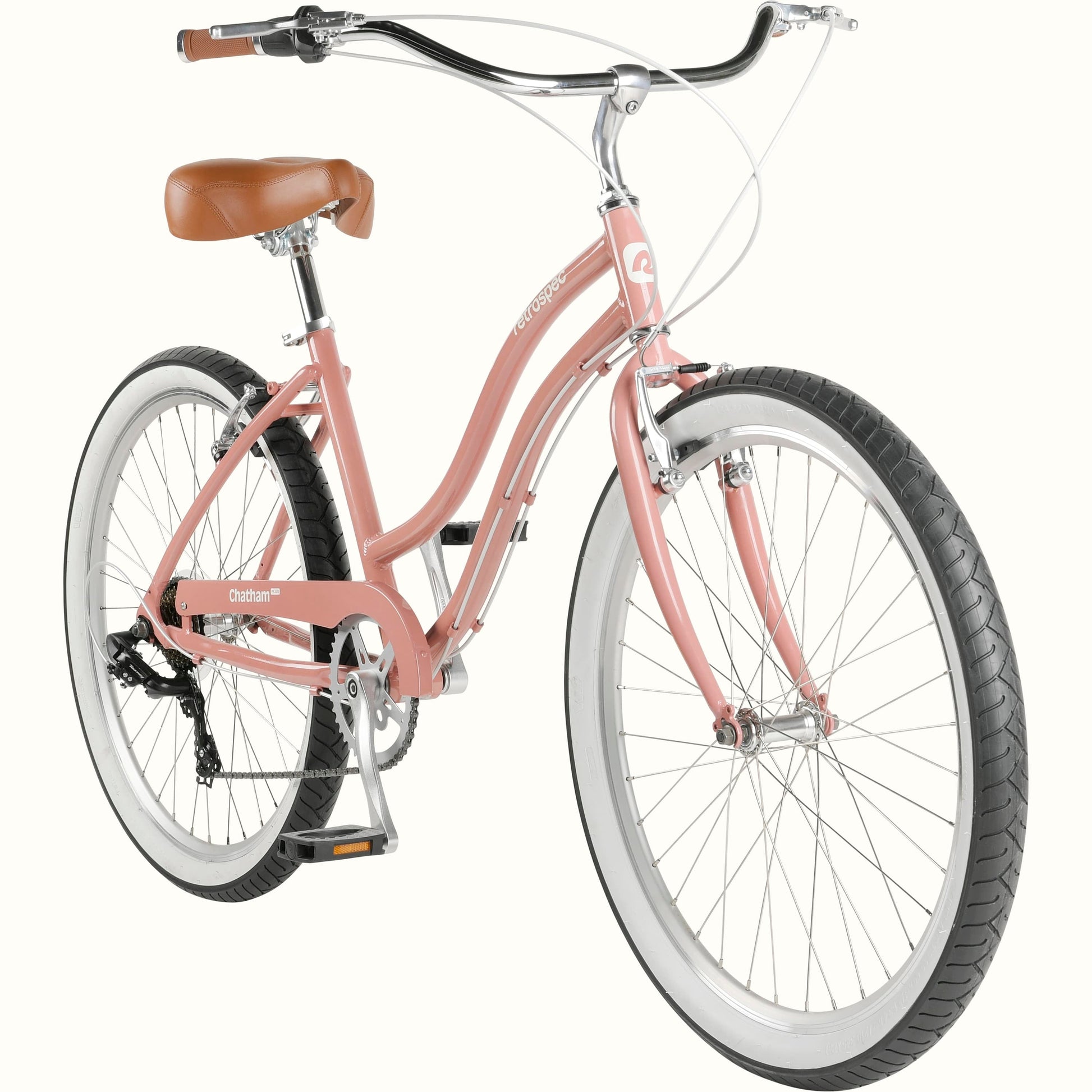 Chatham Plus Aluminum Beach Cruiser Bike - Step Through 7 Speed | Retrospec