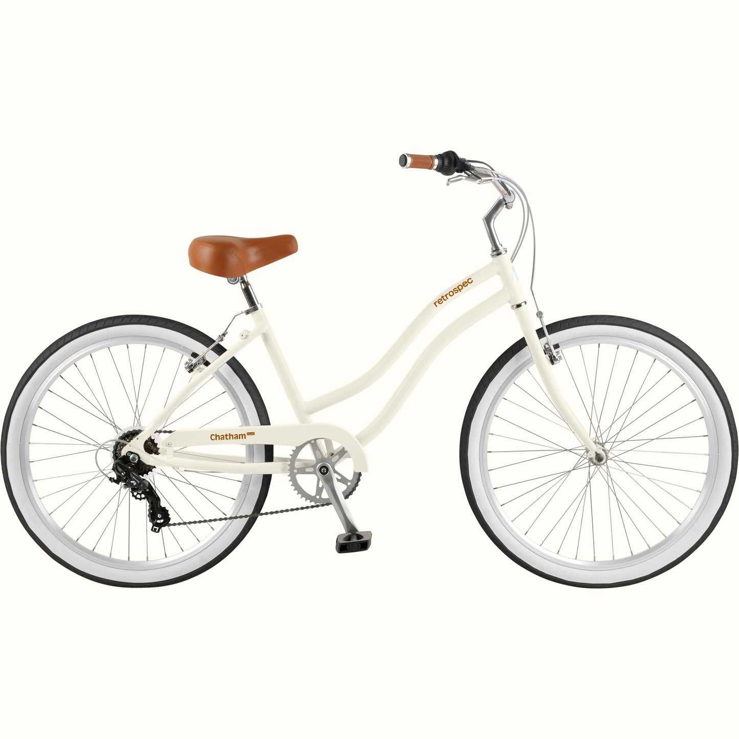 Chatham Plus Aluminum Beach Cruiser Bike - Step Through 7 Speed | Retrospec