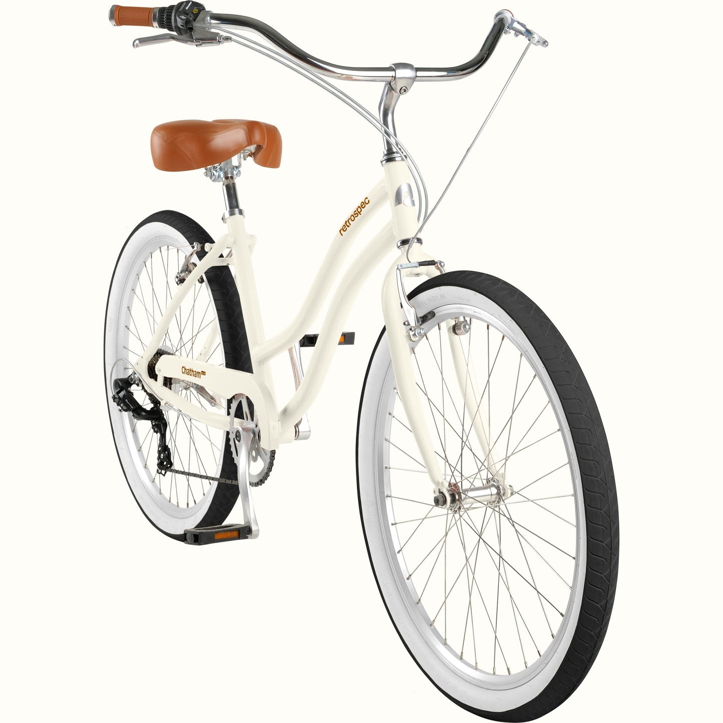 Chatham Plus Aluminum Beach Cruiser Bike - Step Through 7 Speed | Retrospec