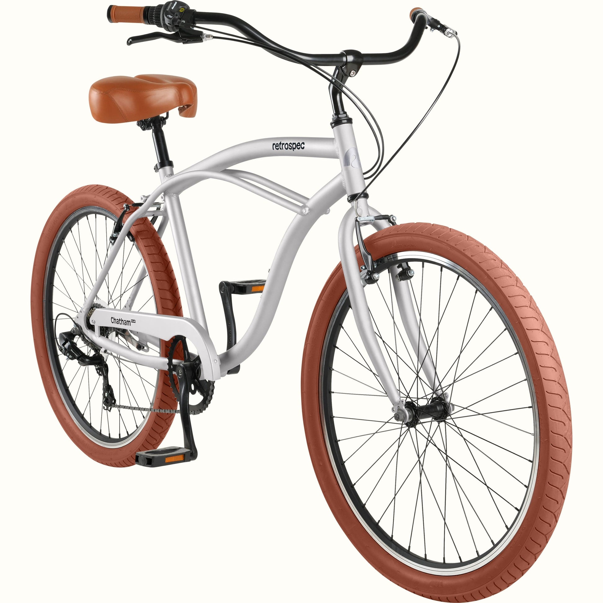 Chatham Plus Aluminum Beach Cruiser Bike - 7 Speed | Retrospec