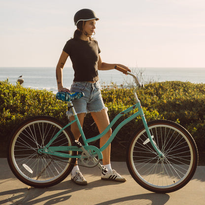 Grateful Dead Chatham Beach Cruiser Bike - Step Through Single Speed | Retrospec