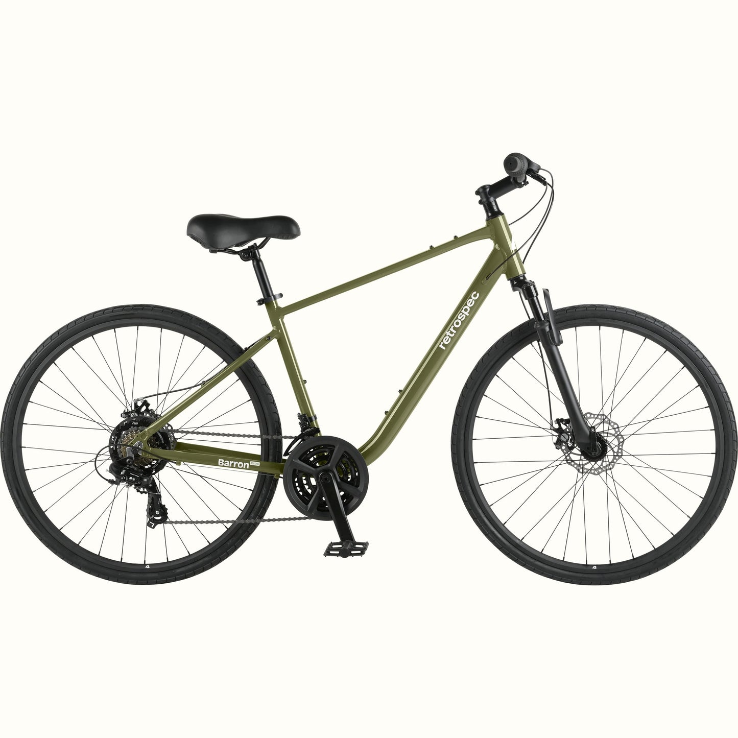 Barron Plus Comfort Hybrid Bike - 21 Speed | Retrospec