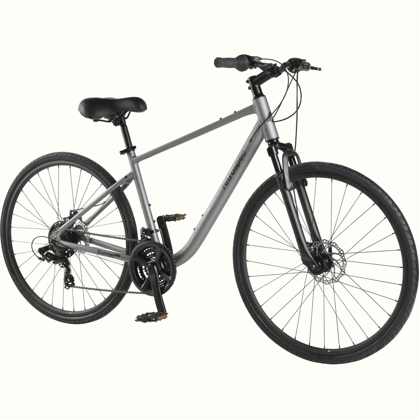 Barron Plus Comfort Hybrid Bike - 21 Speed | Retrospec