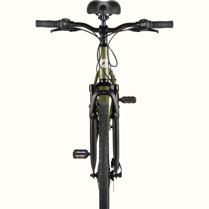 Barron Plus Comfort Hybrid Bike - 21 Speed | Retrospec