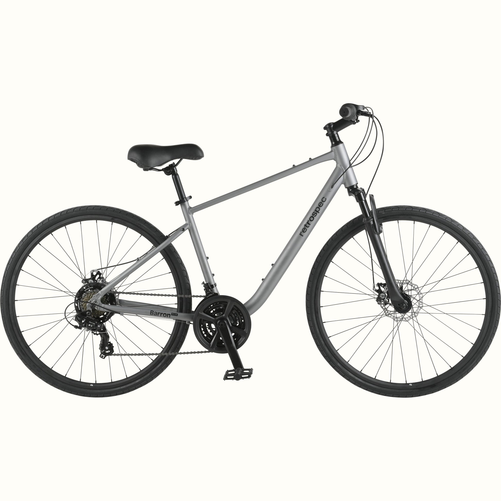Barron Plus Comfort Hybrid Bike - 21 Speed | Retrospec