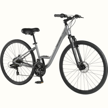 Barron Plus Comfort Hybrid Bike - 21 Speed - Step Through | Retrospec